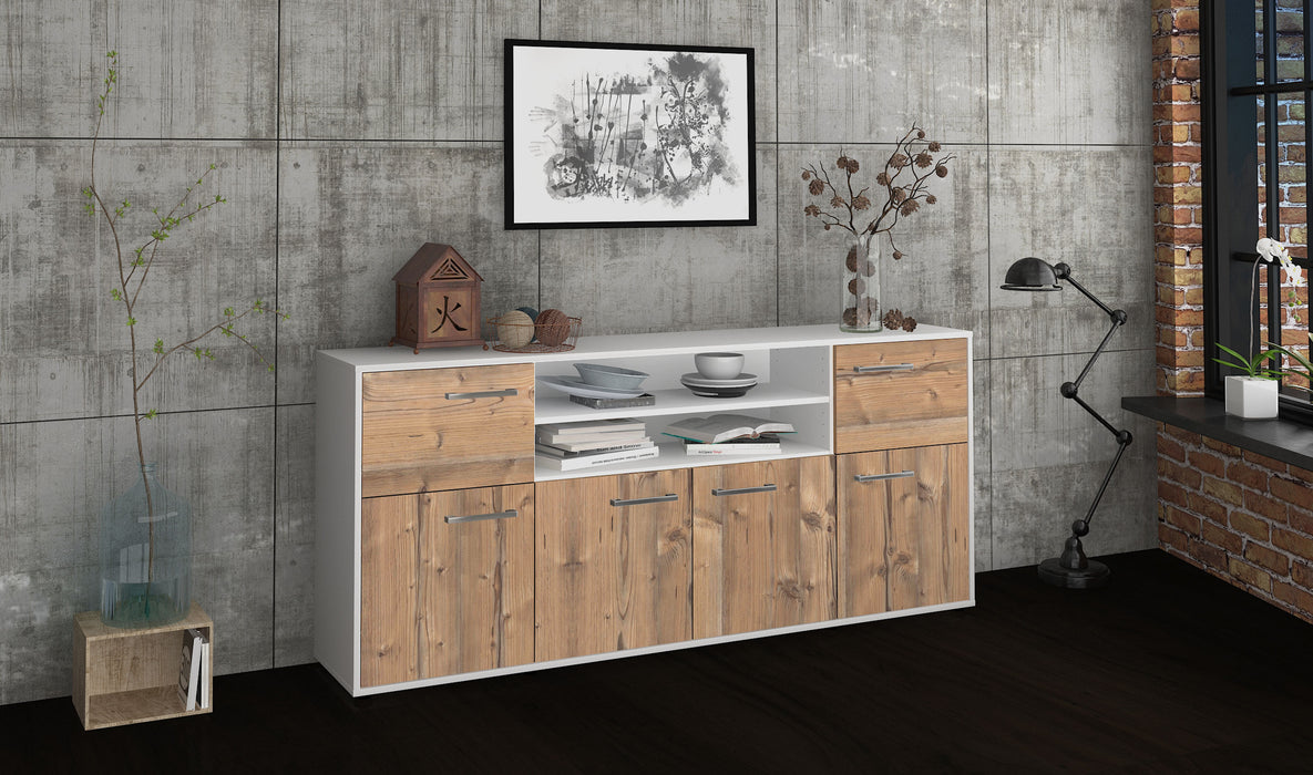 Sideboard Emilia, Pinie Front (180x79x35cm) - Dekati GmbH