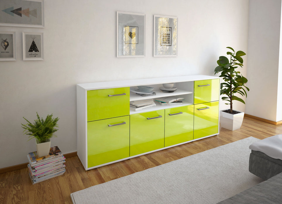 Sideboard Emilia, Gruen Front (180x79x35cm) - Dekati GmbH