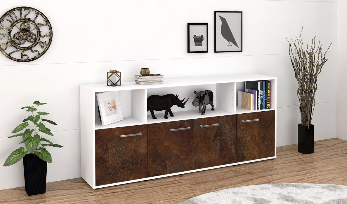 Sideboard Enrica, Rost Front (180x79x35cm) - Dekati GmbH