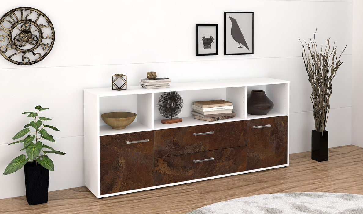 Sideboard Enza, Rost Front (180x79x35cm) - Dekati GmbH