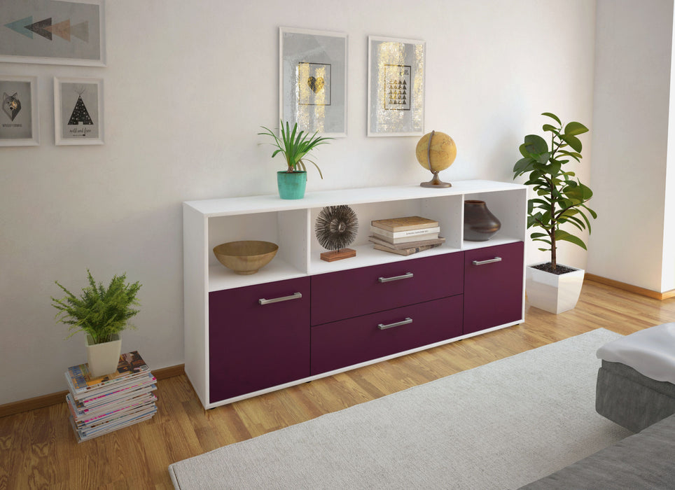 Sideboard Enza, Lila Front (180x79x35cm) - Dekati GmbH