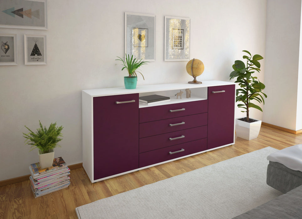 Sideboard Enzo, Lila Front (180x79x35cm) - Dekati GmbH