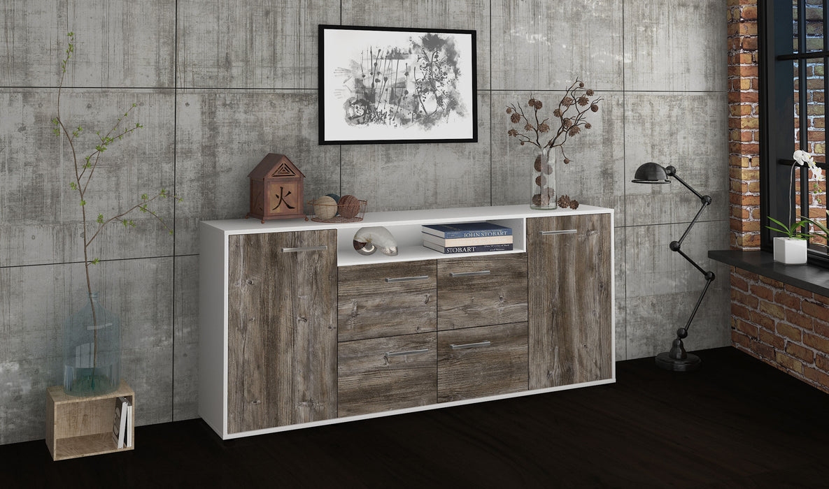 Sideboard Ephenia, Treibholz Front (180x79x35cm) - Dekati GmbH