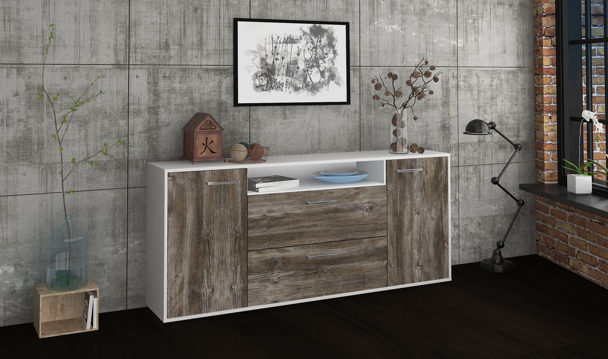 Sideboard Erina, Treibholz Front (180x79x35cm) - Dekati GmbH