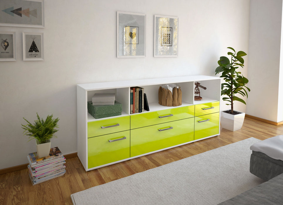 Sideboard Estella, Gruen Front (180x79x35cm) - Dekati GmbH