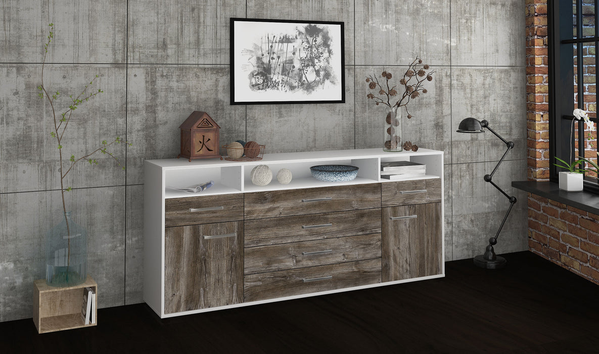 Sideboard Evelina, Treibholz Front (180x79x35cm) - Dekati GmbH