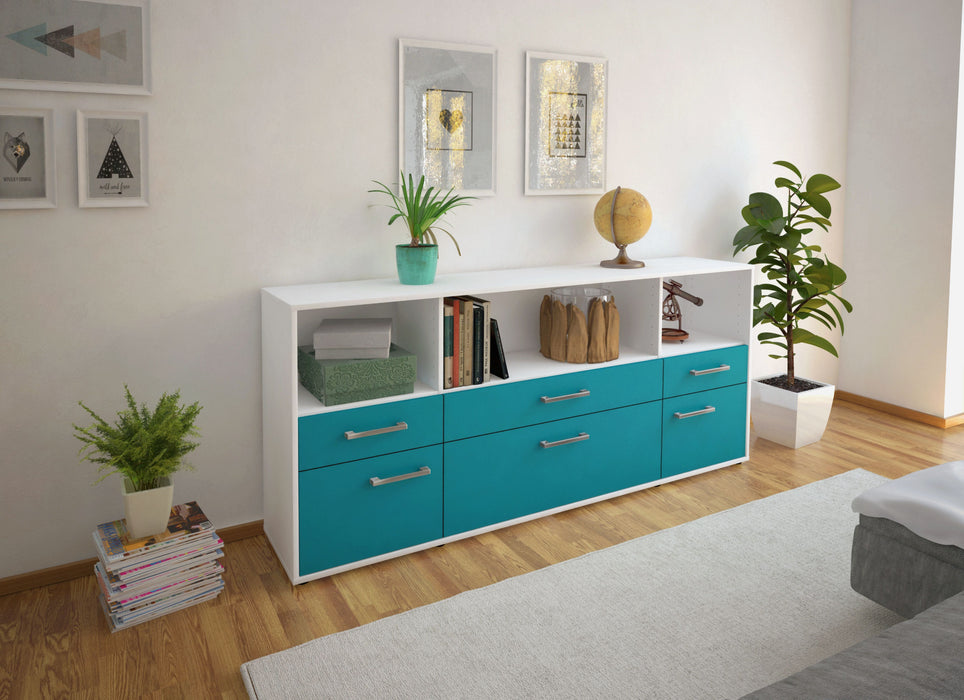 Sideboard Evelina, Tuerkis Front (180x79x35cm) - Dekati GmbH