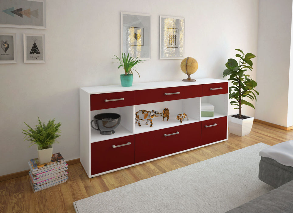 Sideboard Fabiana, Bordeaux Front (180x79x35cm) - Dekati GmbH