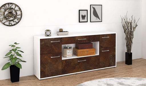 Sideboard Fabiola, Rost Front (180x79x35cm) - Dekati GmbH