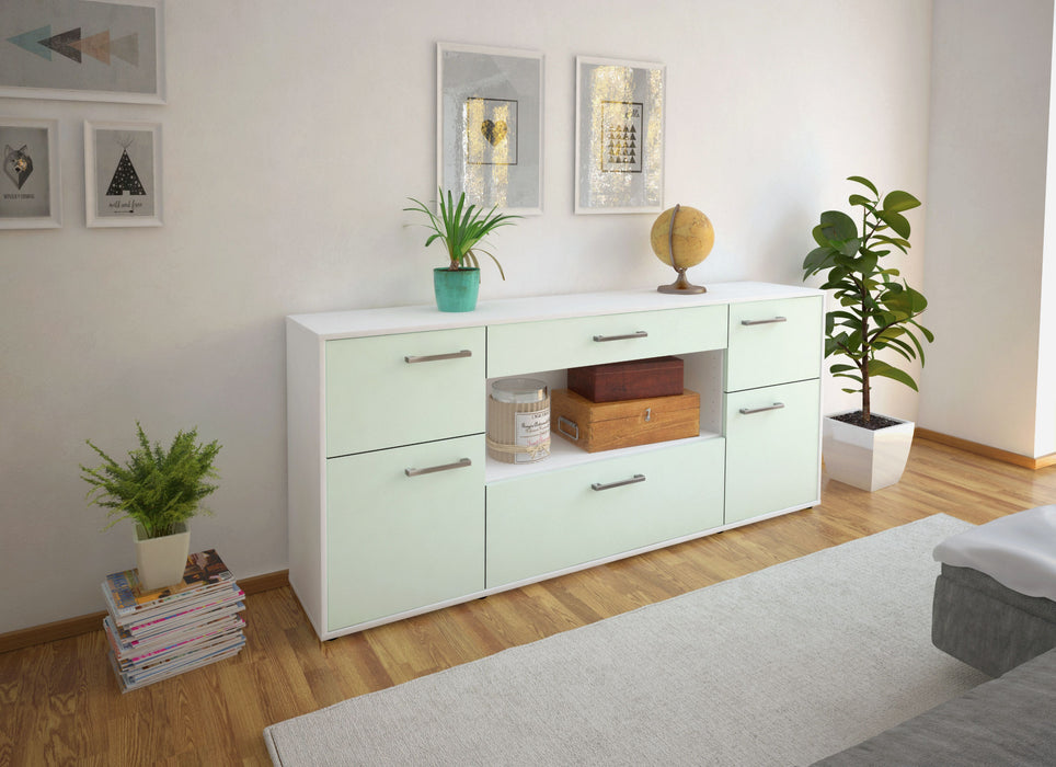 Sideboard Fabiola, Mint Front (180x79x35cm) - Dekati GmbH