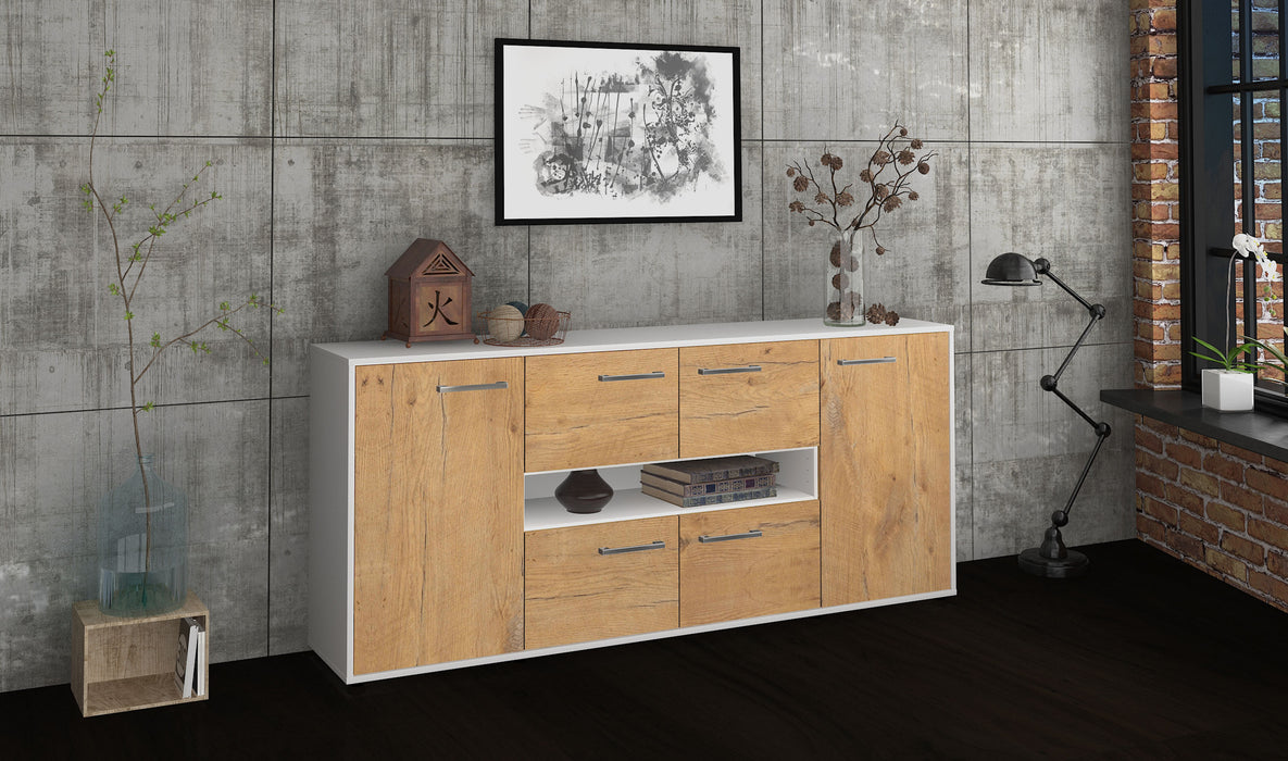 Sideboard Farina, Eiche Front (180x79x35cm) - Dekati GmbH