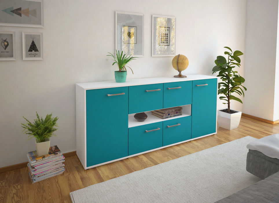 Sideboard Farina, Tuerkis Front (180x79x35cm) - Dekati GmbH