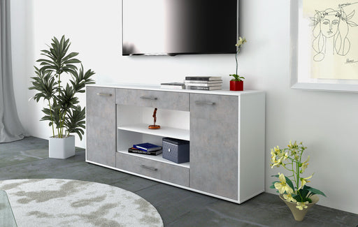 Sideboard Feli, Beton Front (180x79x35cm) - Dekati GmbH