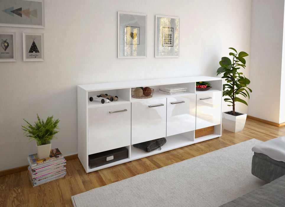 Sideboard Felia, Weiß Front (180x79x35cm) - Dekati GmbH