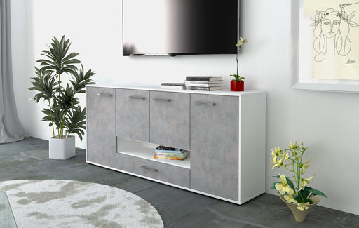 Sideboard Felicitas, Beton Front (180x79x35cm) - Dekati GmbH