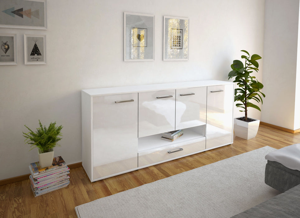 Sideboard Felicitas, Weiß Front (180x79x35cm) - Dekati GmbH