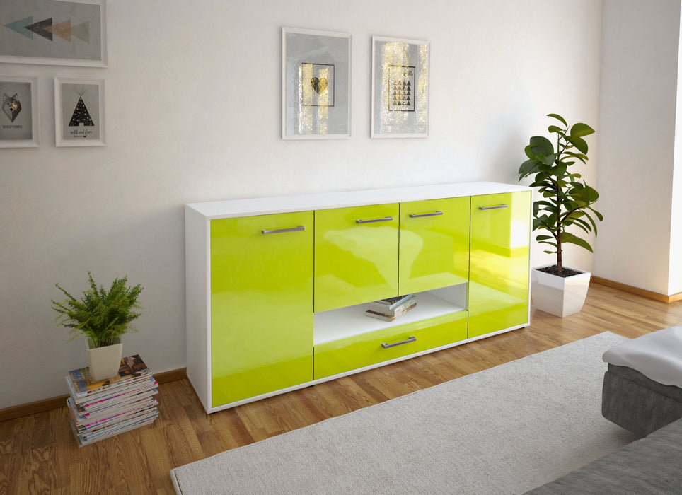 Sideboard Felicitas, Gruen Front (180x79x35cm) - Dekati GmbH