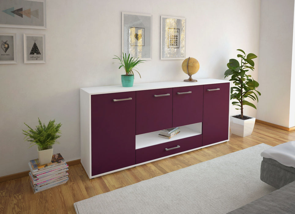 Sideboard Felicitas, Lila Front (180x79x35cm) - Dekati GmbH