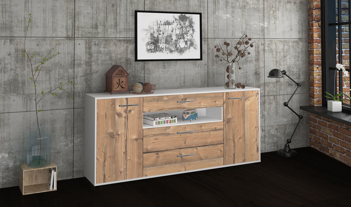 Sideboard Filippa, Pinie Front (180x79x35cm) - Dekati GmbH