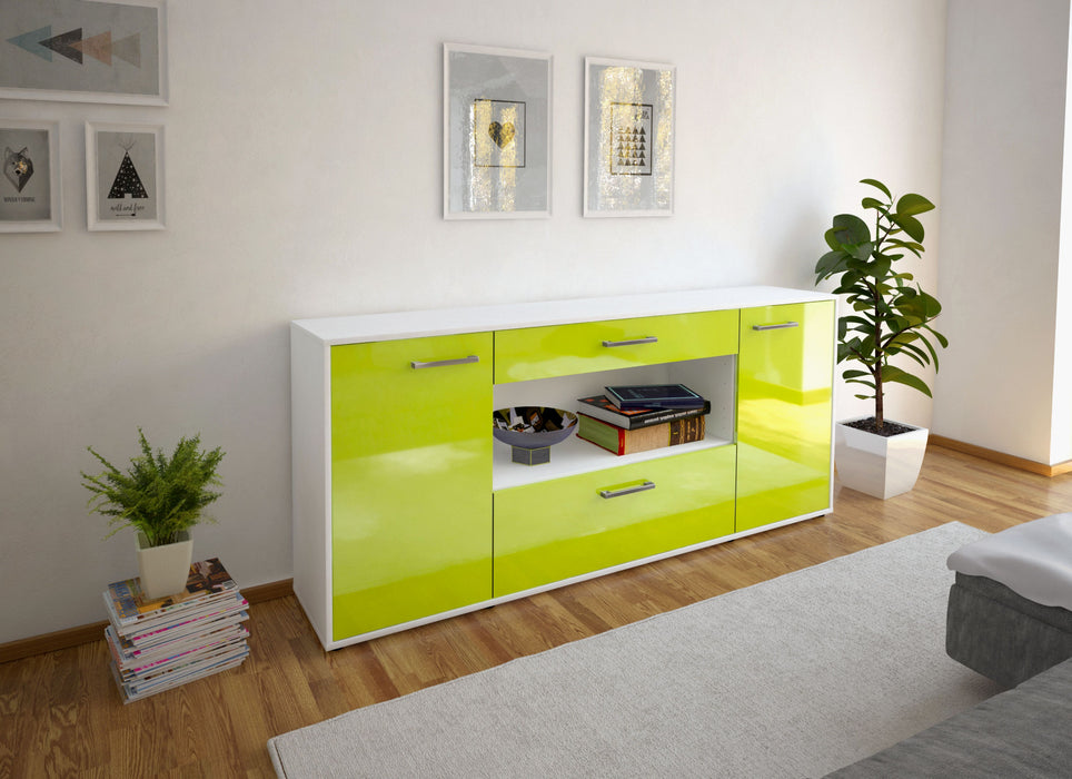 Sideboard Fiora, Gruen Front (180x79x35cm) - Dekati GmbH