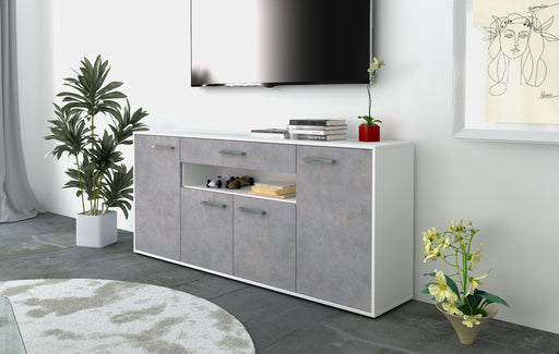 Sideboard Fiorella, Beton Front (180x79x35cm) - Dekati GmbH