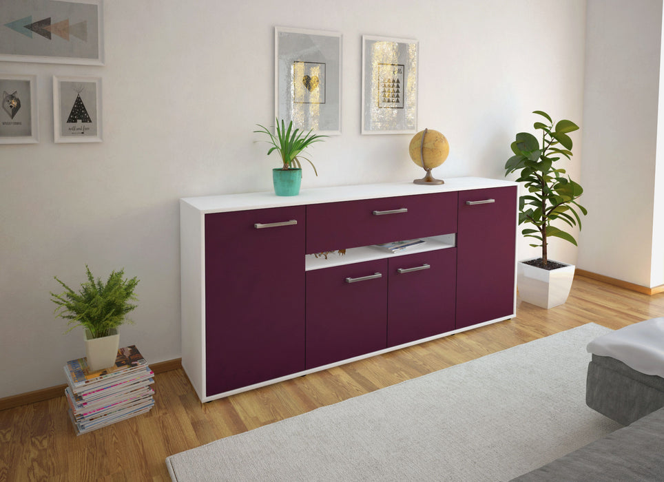 Sideboard Flavia, Lila Front (180x79x35cm) - Dekati GmbH