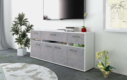 Sideboard Flora, Beton Front (180x79x35cm) - Dekati GmbH