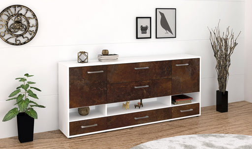 Sideboard Florentina, Rost Front (180x79x35cm) - Dekati GmbH