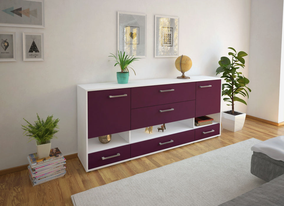 Sideboard Florentina, Lila Front (180x79x35cm) - Dekati GmbH