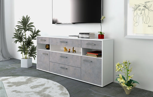 Sideboard Floria, Beton Front (180x79x35cm) - Dekati GmbH