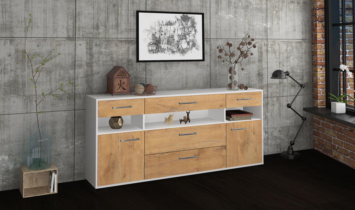 Sideboard Floria, Eiche Front (180x79x35cm) - Dekati GmbH