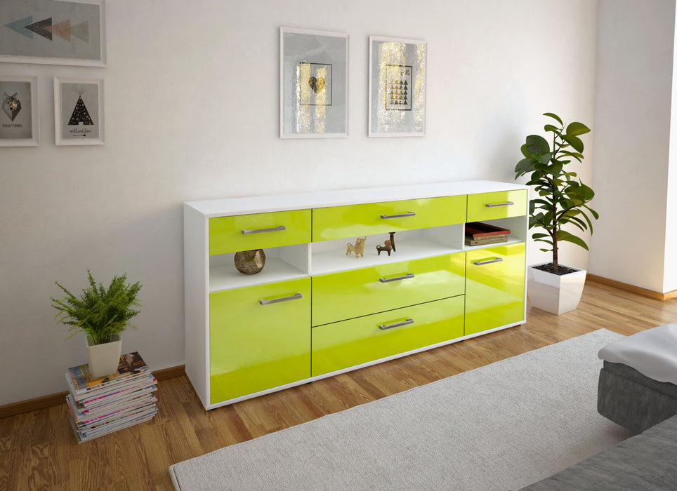 Sideboard Floria, Gruen Front (180x79x35cm) - Dekati GmbH