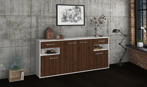 Sideboard Franca, Walnuss Front (180x79x35cm) - Dekati GmbH