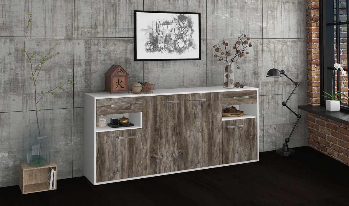 Sideboard Franca, Treibholz Front (180x79x35cm) - Dekati GmbH