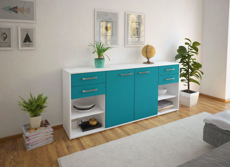 Sideboard Franka, Tuerkis Front (180x79x35cm) - Dekati GmbH