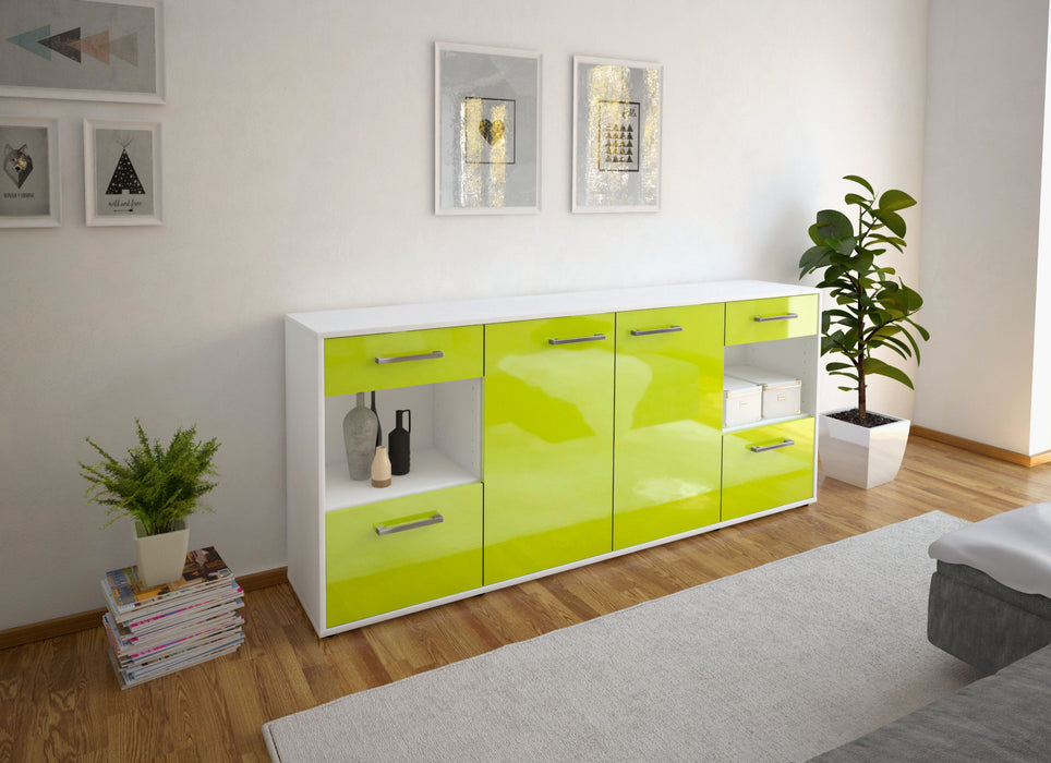 Sideboard Gabriella, Gruen Front (180x79x35cm) - Dekati GmbH