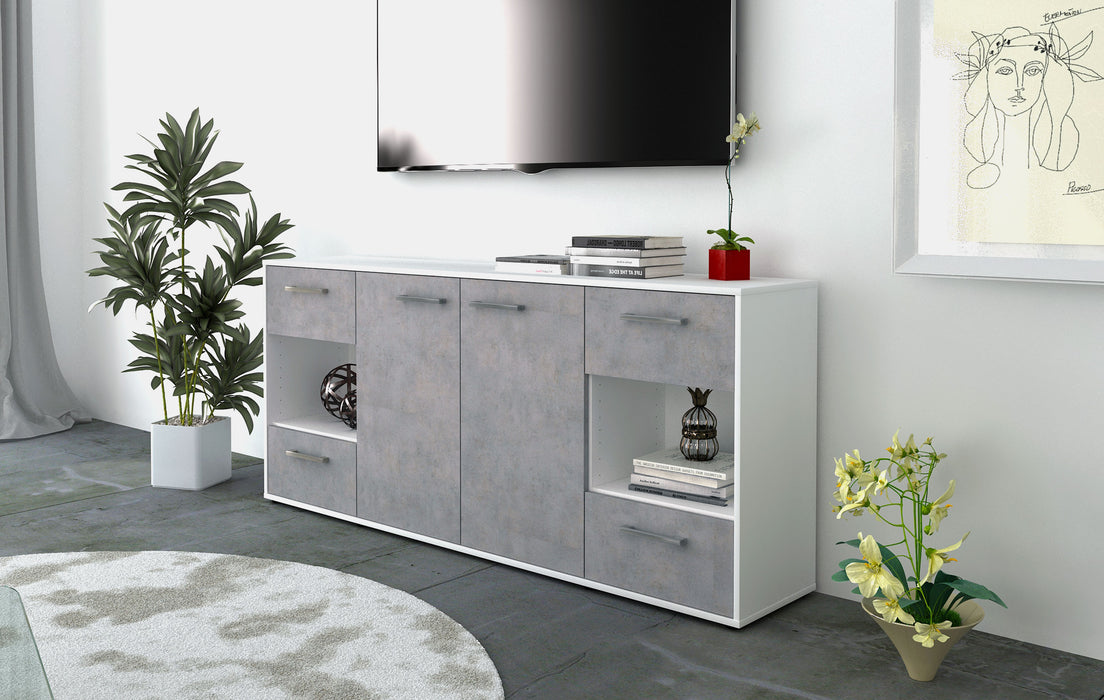 Sideboard Gaia, Beton Front (180x79x35cm) - Dekati GmbH