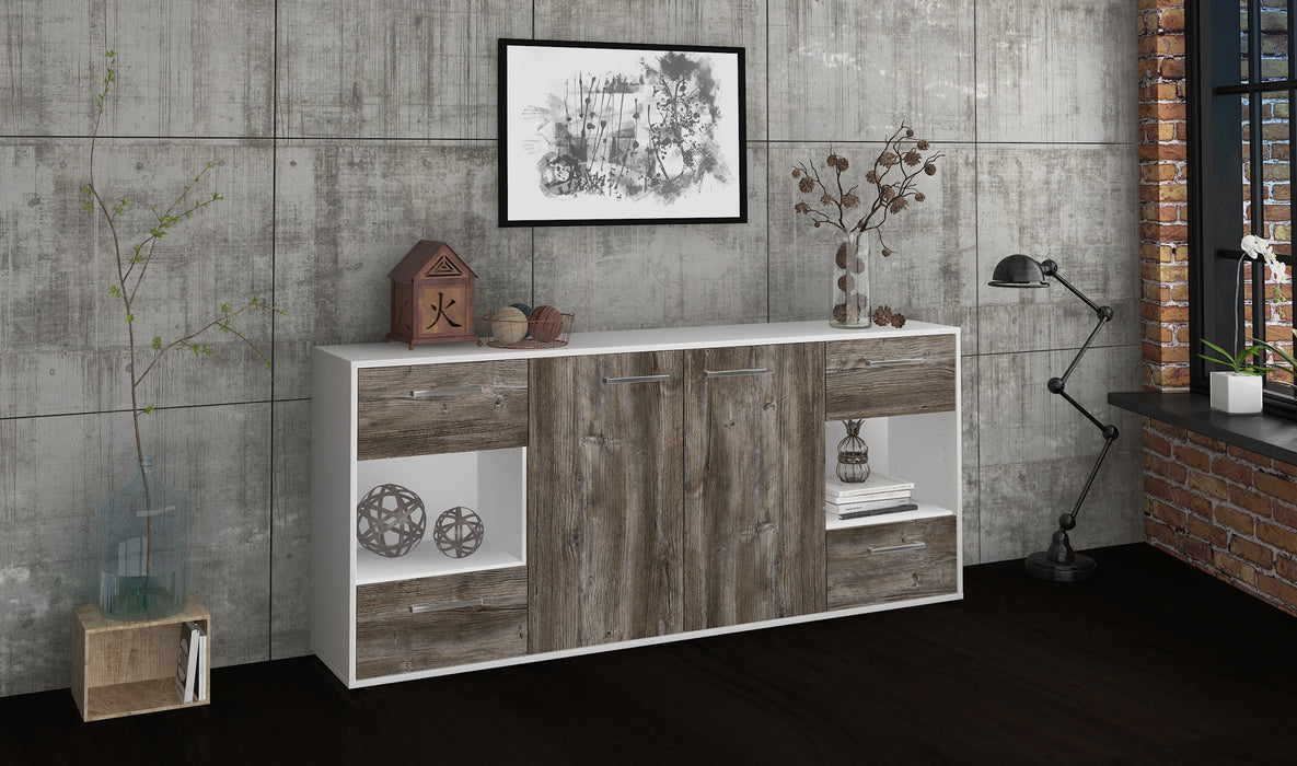 Sideboard Gaia, Treibholz Front (180x79x35cm) - Dekati GmbH