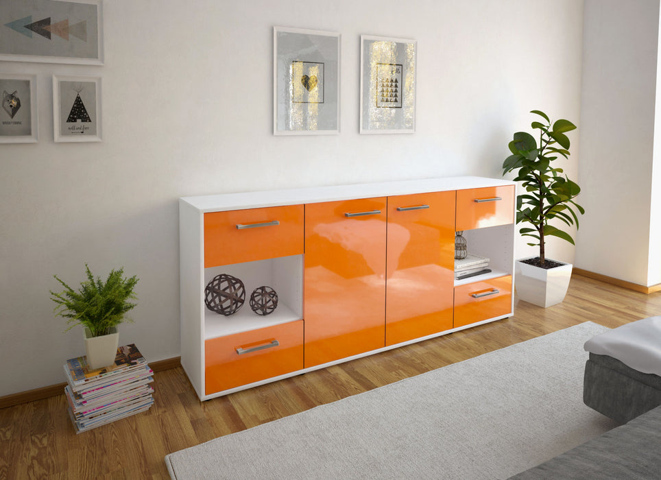 Sideboard Gaia, Orange Front (180x79x35cm) - Dekati GmbH