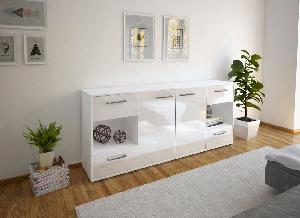 Sideboard Gaia, Weiß Front (180x79x35cm) - Dekati GmbH