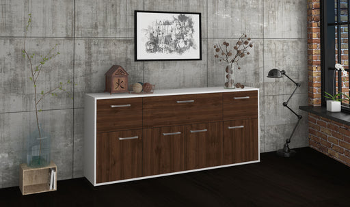 Sideboard Gianna, Walnuss Front (180x79x35cm) - Dekati GmbH