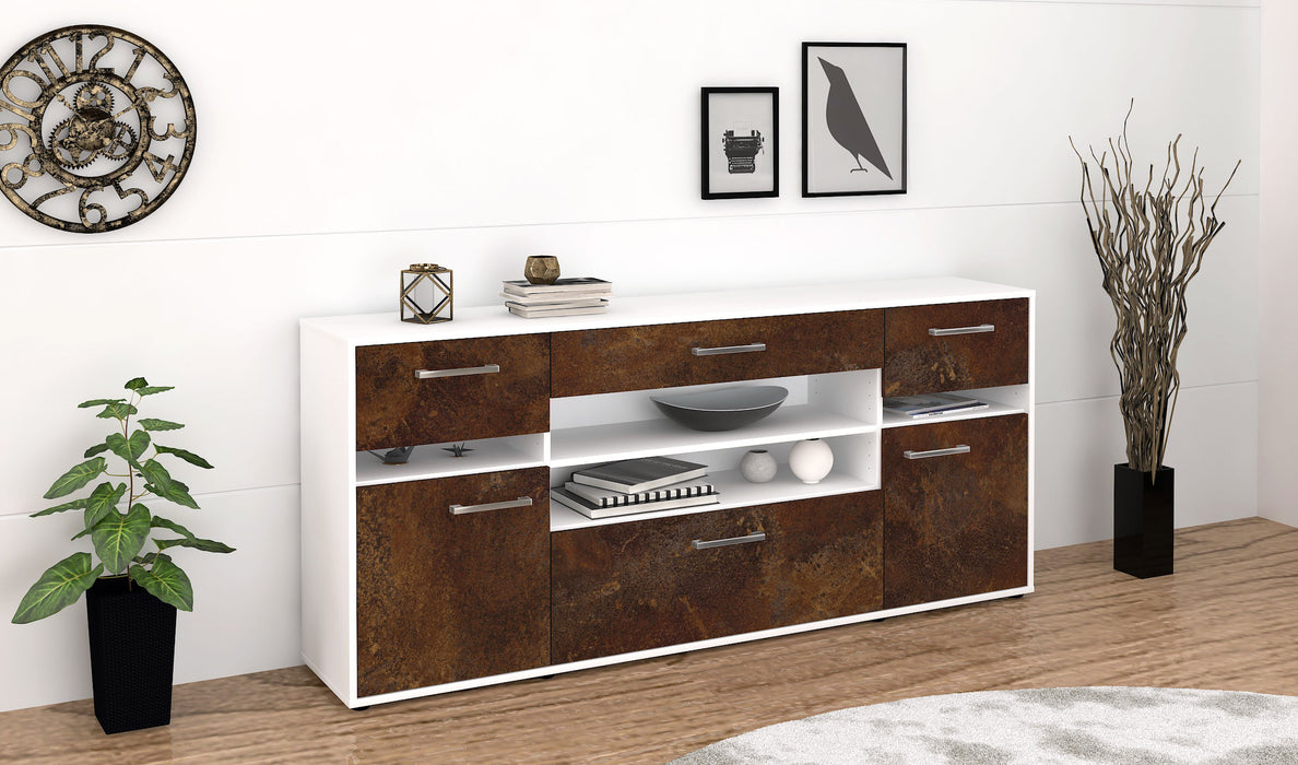 Sideboard Gina, Rost Front (180x79x35cm) - Dekati GmbH