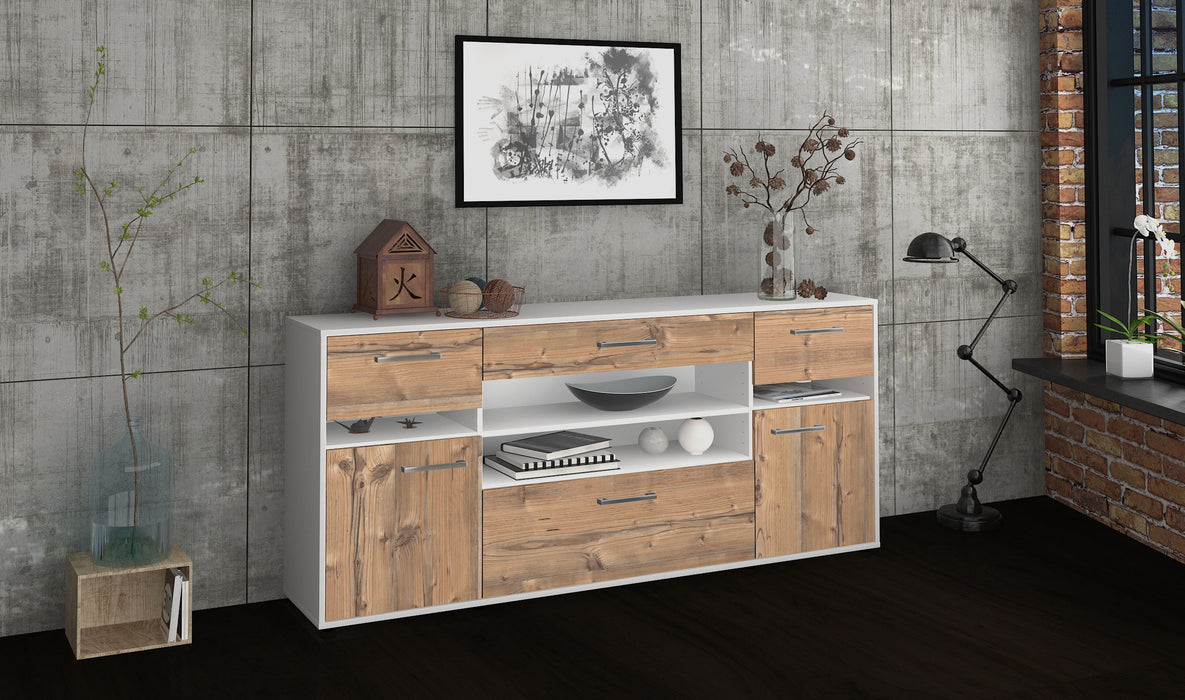 Sideboard Gina, Pinie Front (180x79x35cm) - Dekati GmbH