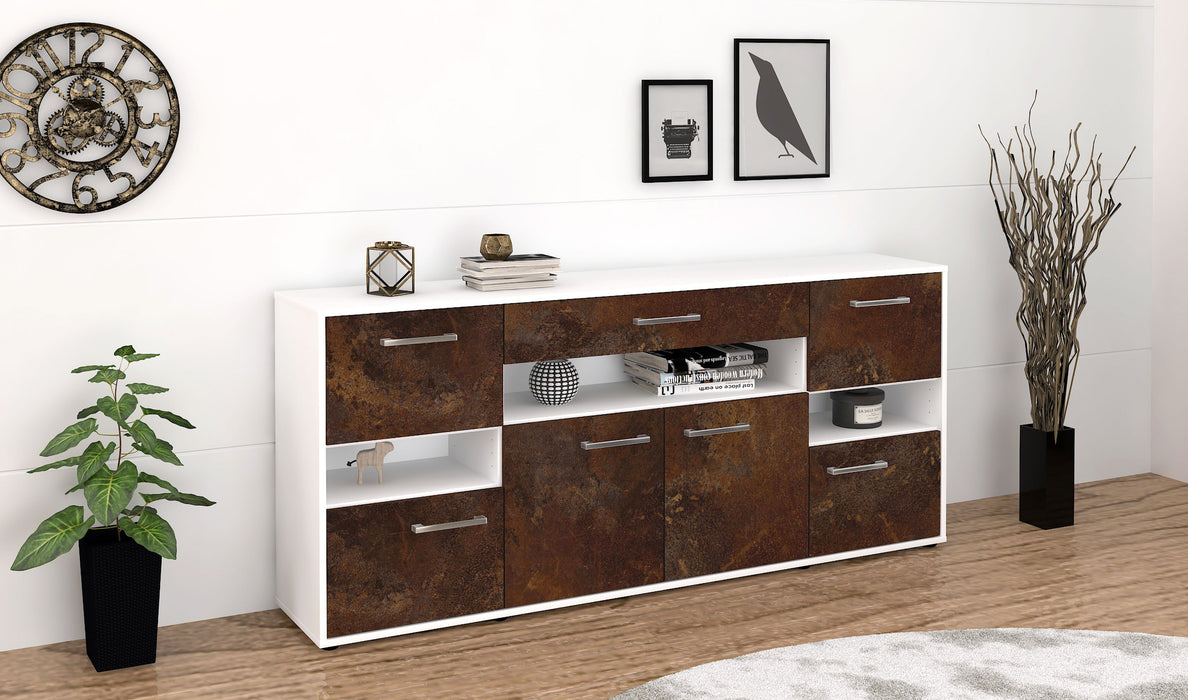 Sideboard Ginevra, Rost Front (180x79x35cm) - Dekati GmbH