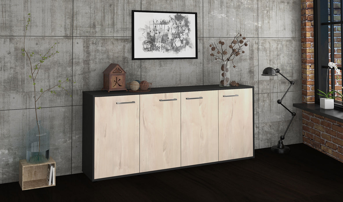 Sideboard Elana, Zeder Front (180x79x35cm) - Dekati GmbH