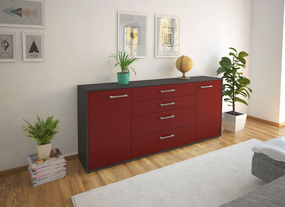 Sideboard Elettra, Bordeaux Front (180x79x35cm) - Dekati GmbH