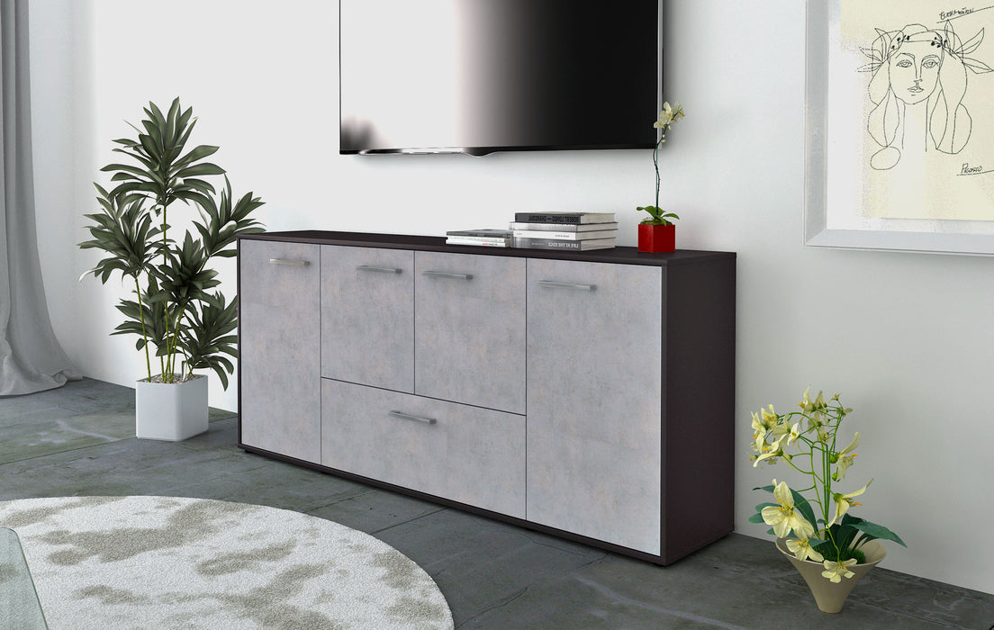 Sideboard Eli, Beton Front (180x79x35cm) - Dekati GmbH