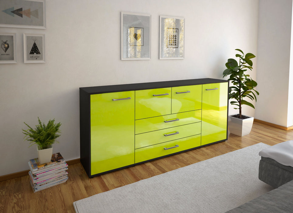 Sideboard Eliana, Gruen Front (180x79x35cm) - Dekati GmbH