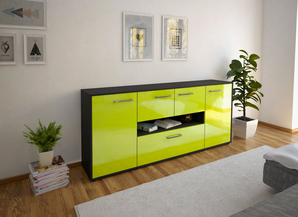 Sideboard Elisabetta, Gruen Front (180x79x35cm) - Dekati GmbH