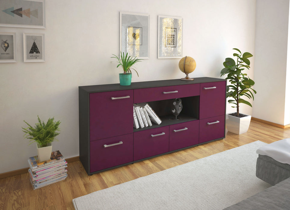 Sideboard ELSA, Lila Front (180x79x35cm) - Dekati GmbH